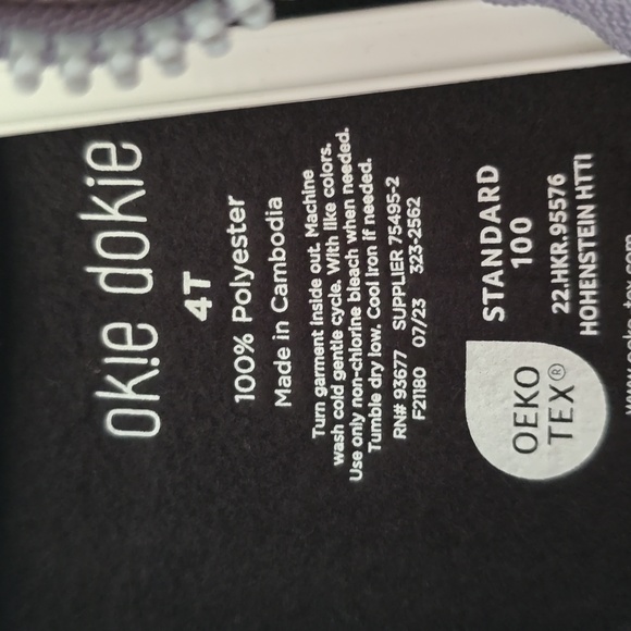 OKIE DOKIE TODDLER BOYS BLUE AND BLACK 2 PIECE FLEECE SET SIZE 4T - Picture 9 of 13